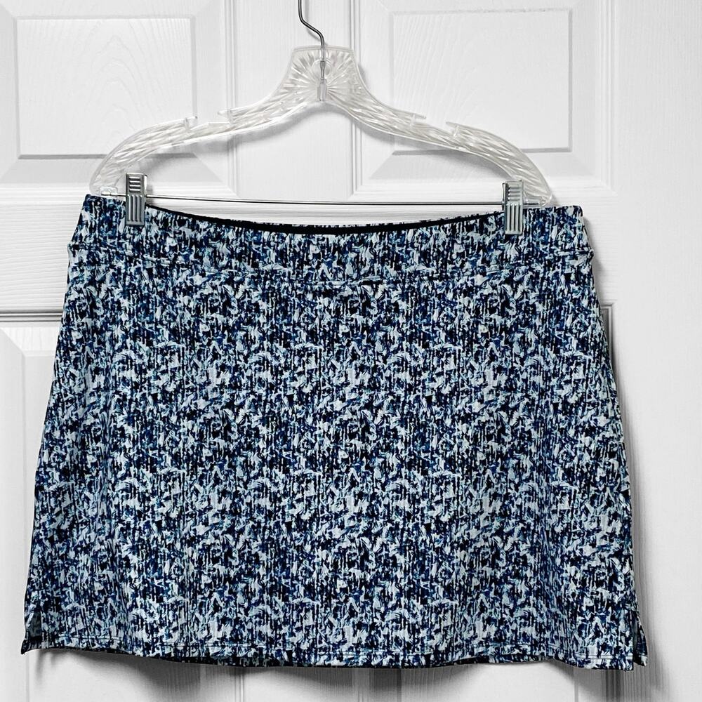 Tranquility Colorado Clothing Skort Blue Black Activewear Womens XL Tennis Golf